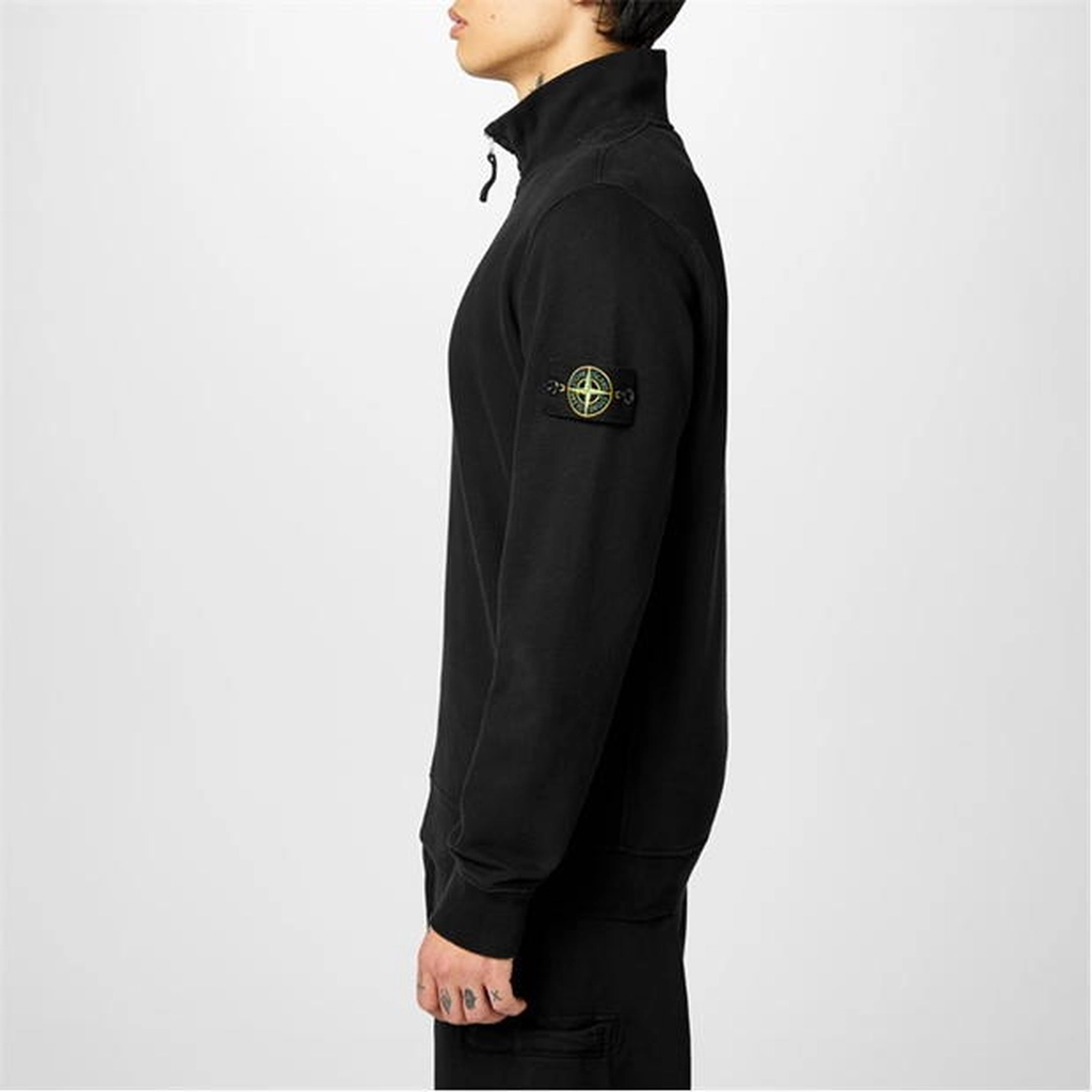 Stone Island Stone Hw Fleece 1/4Z Sn44 - Black